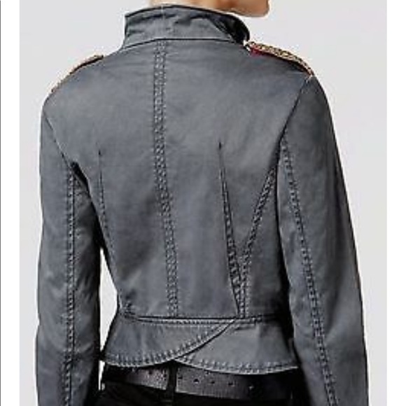 Free People Shrunken Officer Military Jacket - Picture 3 of 14